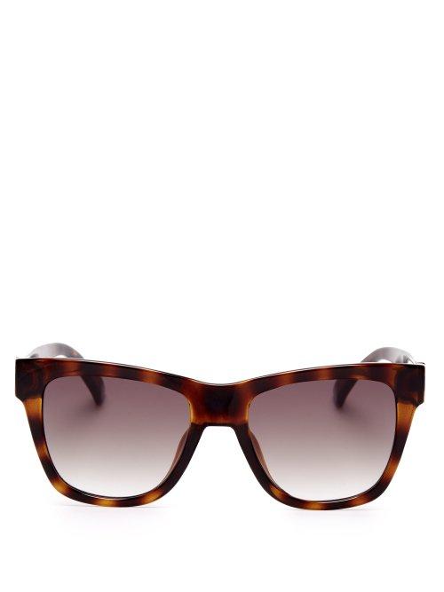 Matchesfashion.com Le Specs - Escapade Square Frame Acetate Sunglasses - Womens - Tortoiseshell