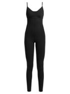Matchesfashion.com The Upside - Stretch Jersey V Neck Unitard - Womens - Black