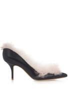 Malone Souliers Emmanuelle Cashmere-lined Leather Pumps