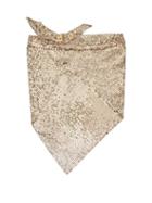 Matchesfashion.com Paco Rabanne - Crystal Embellished Chainmail Mesh Triangle Scarf - Womens - Gold