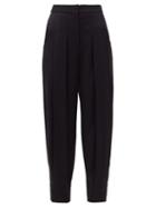 Matchesfashion.com Stella Mccartney - Chelsea Cropped Wool Trousers - Womens - Black