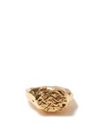 Matchesfashion.com Alighieri - Aquarius 24kt Gold-plated Zodiac Ring - Womens - Gold