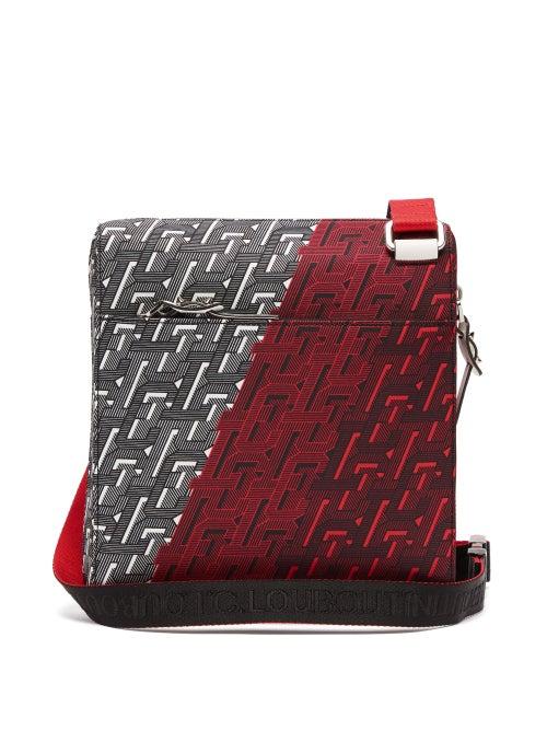 Matchesfashion.com Christian Louboutin - Benech Reporter Canvas Cross-body Bag - Mens - Multi