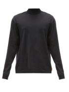 Matchesfashion.com Acne Studios - Mock-neck Cotton-jersey Top - Mens - Black