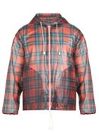 Burberry Tartan-print Hooded Jacket