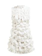 Matchesfashion.com Zimmermann - Zippy Fan Frilled Mini Dress - Womens - Ivory