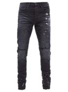 Purple Brand - P001 Distressed Slim-leg Jeans - Mens - Black