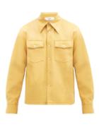 Matchesfashion.com Sfr - Matsy Faux-leather Jacket - Mens - Dark Yellow
