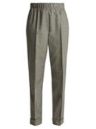 Helmut Lang Tailored Wool And Mohair Blend Trousers