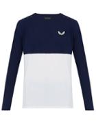 Matchesfashion.com Castore - Fellows Long Sleeved Stretch Mesh T Shirt - Mens - Navy White