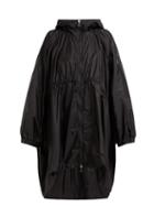 Matchesfashion.com Moncler - Nicosie Dolman Sleeve Gathered Waist Raincoat - Womens - Black