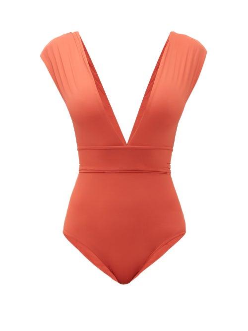 Matchesfashion.com Haight - Roge Waistband Swimsuit - Womens - Orange