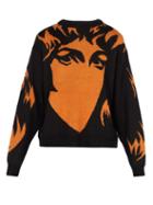 Matchesfashion.com P.a.m. - Handmaiden Intarsia Knit Sweater - Mens - Black