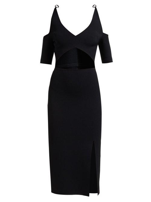 Matchesfashion.com Altuzarra - Giovanna Cut Out Dress - Womens - Black