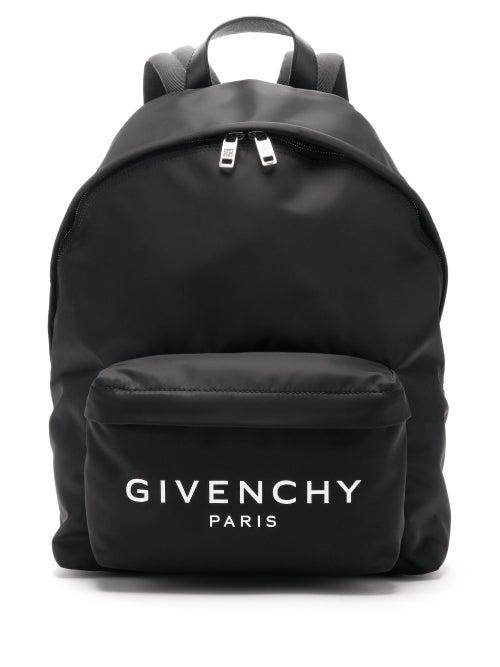 Matchesfashion.com Givenchy - Urban Leather Trimmed Backpack - Mens - Black