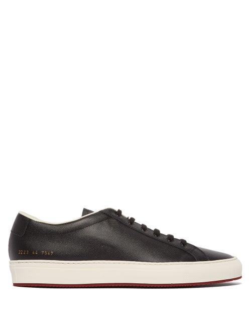 Matchesfashion.com Common Projects - Achilles Leather Trainer - Mens - Black