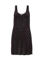Acne Studios - Knitted Cotton Dress - Womens - Black