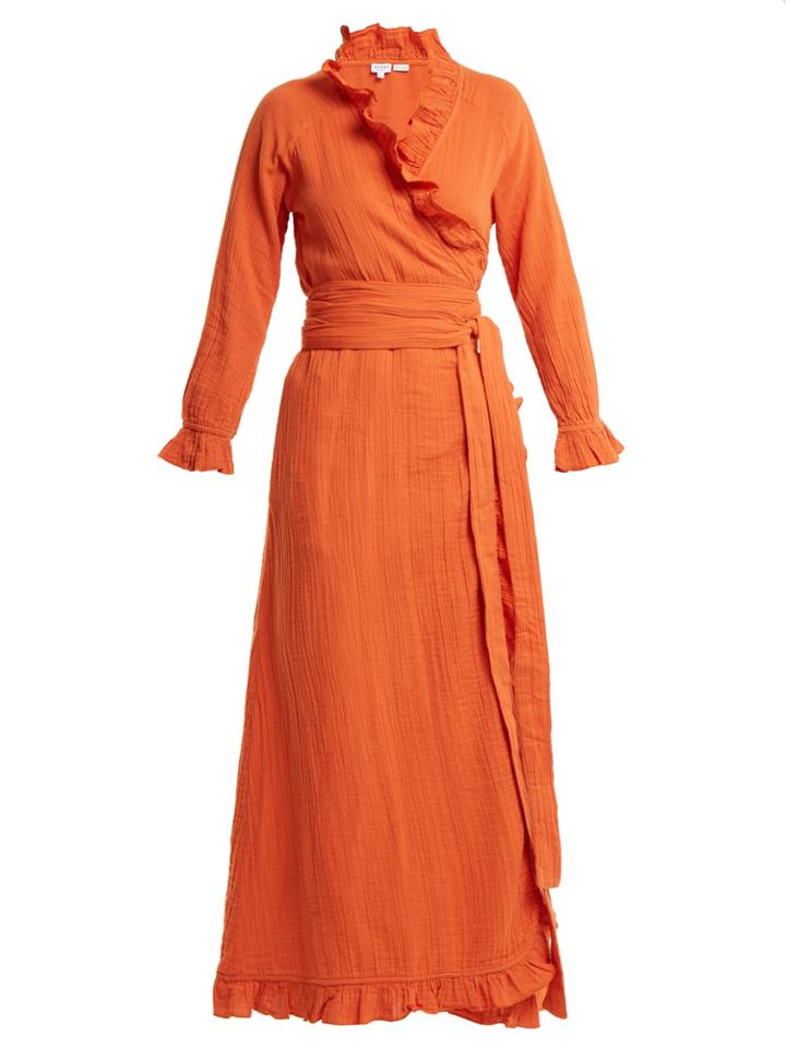 Rhode Resort Jagger Ruffle-trimmed Cotton Dress