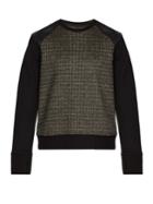 Neil Barrett Panelled Virgin-wool Sweatshirt