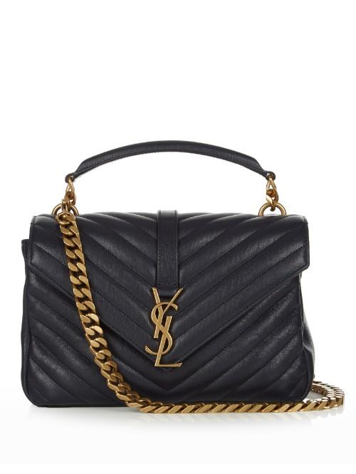 Saint Laurent Collge Medium Quilted-leather Cross-body Bag