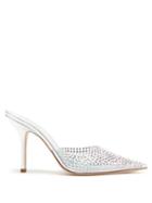 Paris Texas - Crystal-embellished Pvc Mules - Womens - Clear