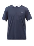 J.lindeberg - Game Panelled-back Jersey T-shirt - Mens - Navy