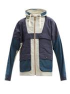 Nicholas Daley - Contrasting Hooded Cotton-ripstop Parka - Mens - Navy Multi