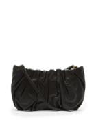 Staud - Bean Leather Shoulder Bag - Womens - Black