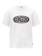 Matchesfashion.com Noon Goons - Verified Logo-print Cotton-jersey T-shirt - Mens - White