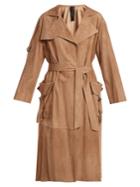 Giani Firenze Patch-pocket Suede Coat