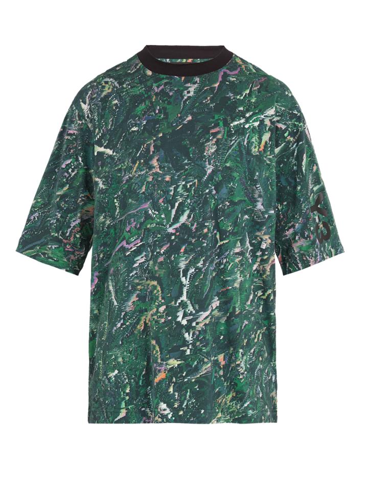 Y-3 Aop Cotton T-shirt