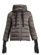 Matchesfashion.com Herno - Hooded Nylon Short Jacket - Womens - Dark Grey