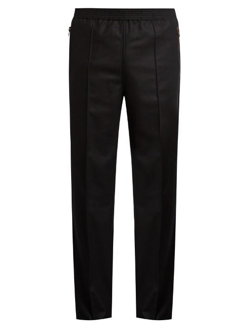 Givenchy Zip-pocket Slim-leg Wool Track Pants