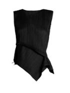 Pleats Please Issey Miyake Ballet Asymmetric Pleated Top