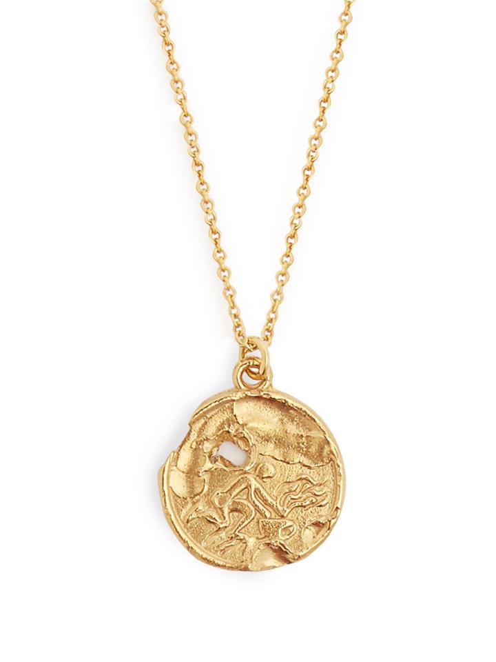 Alighieri Aquarius Gold-plated Necklace