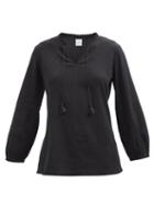 Max Mara Beachwear - Acline Top - Womens - Black