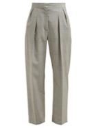 Matchesfashion.com Max Mara - Festa Trousers - Womens - Black White