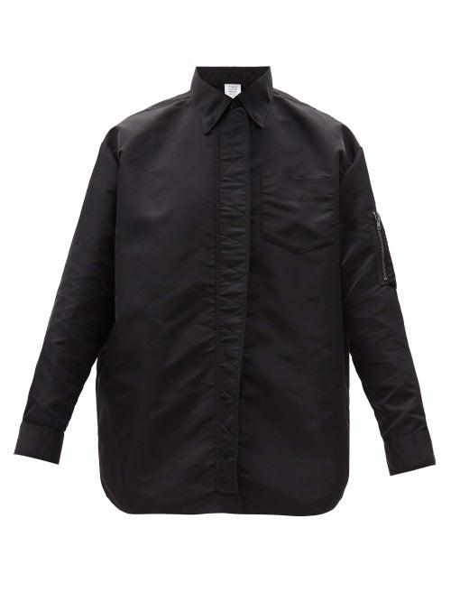 Matchesfashion.com Vetements - Sleeve-pocket Shell Shirt - Mens - Black