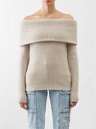 Isabel Marant - Baya Off-the-shoulder Sweater - Womens - Beige
