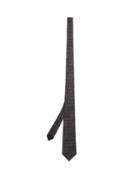 Matchesfashion.com Bottega Veneta - Intrecciato Silk Tie - Mens - Charcoal