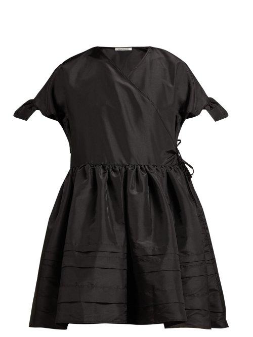 Matchesfashion.com Cecilie Bahnsen - Prisca Satin Dress - Womens - Black