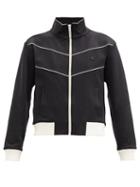 Nili Lotan X Champion - Embroidered Jersey Track Jacket - Womens - Black