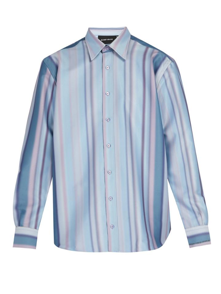 Ribeyron Blurred Stripe-print Shirt