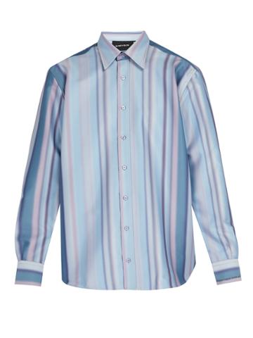 Ribeyron Blurred Stripe-print Shirt