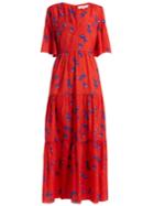 Borgo De Nor Teodora Floral-print Tired Dress