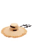 Lola Hats Alpargatas Ribbon Raffia Hat
