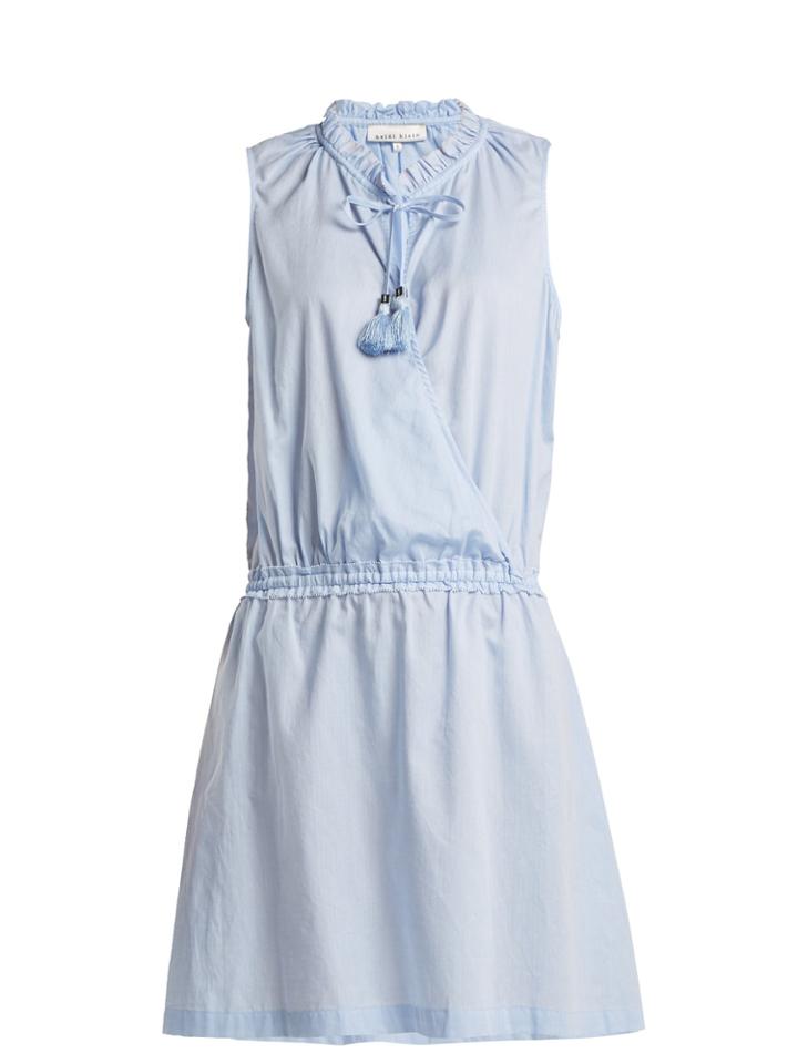 Heidi Klein Cassis Wrap-front Cotton Dress