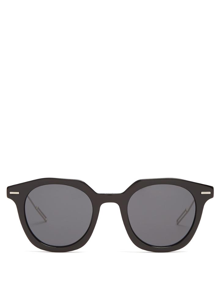 Dior Homme Sunglasses Diormaster Round-frame Sunglasses