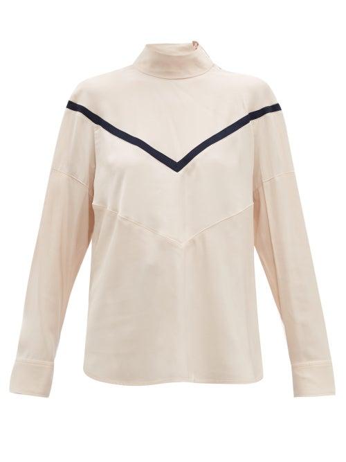 Matchesfashion.com Sportmax - Livorno Blouse - Womens - Nude