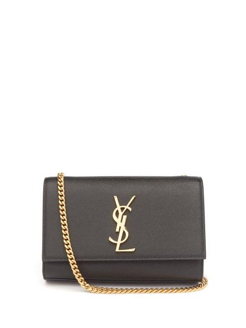 Saint Laurent - Kate Small Grained-leather Cross-body Bag - Womens - Black